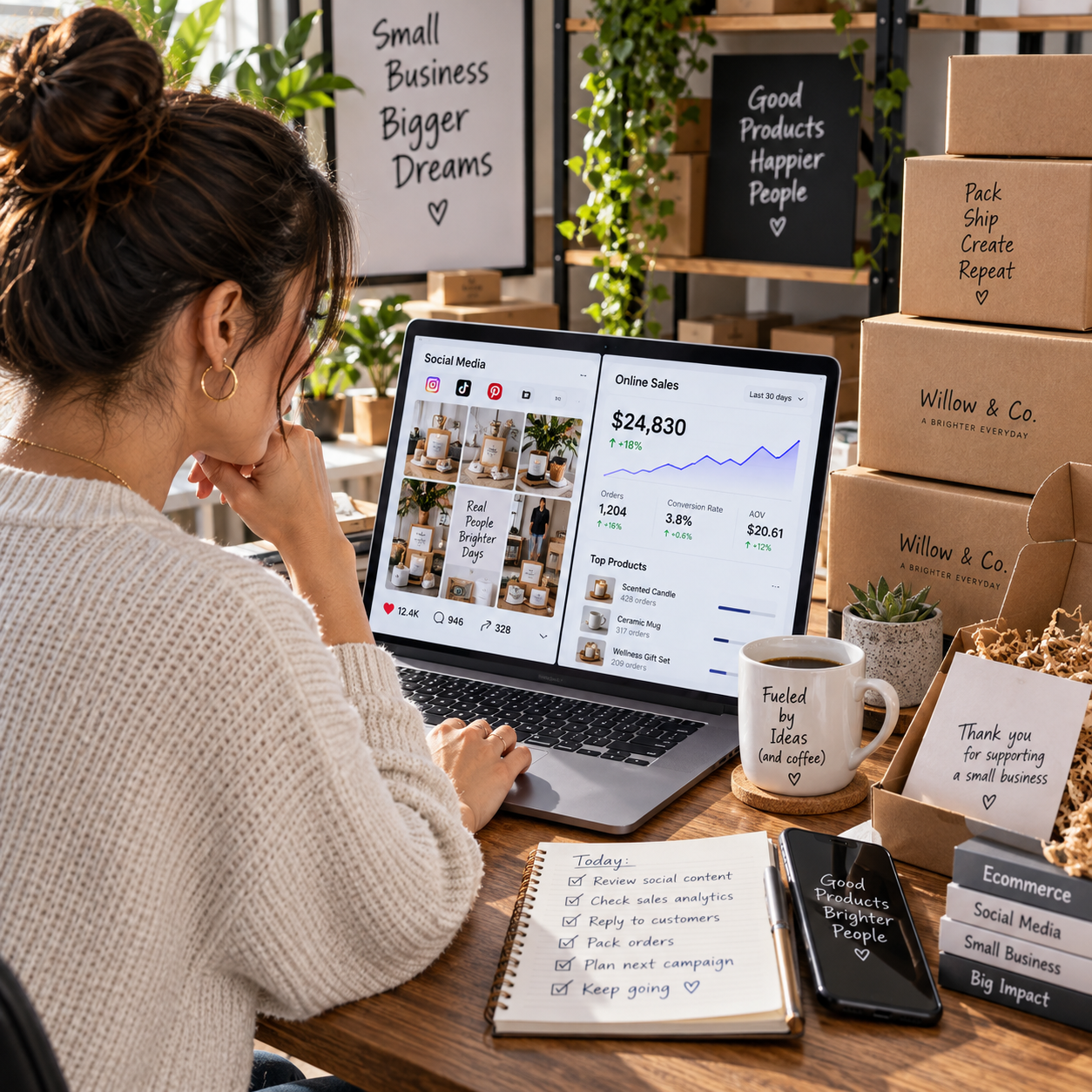The Impact of Social Media Marketing on Online Sales